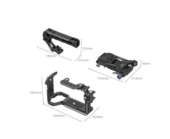 SMALLRIG 5590 Kit Cage e Placa de Bateria Sony FX2