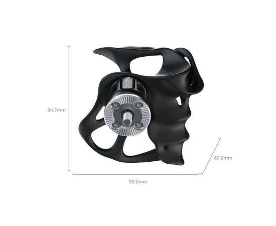 SMALLRIG 5240 Punho Liquid Series com Roseta ARRI - Lado Esquerdo