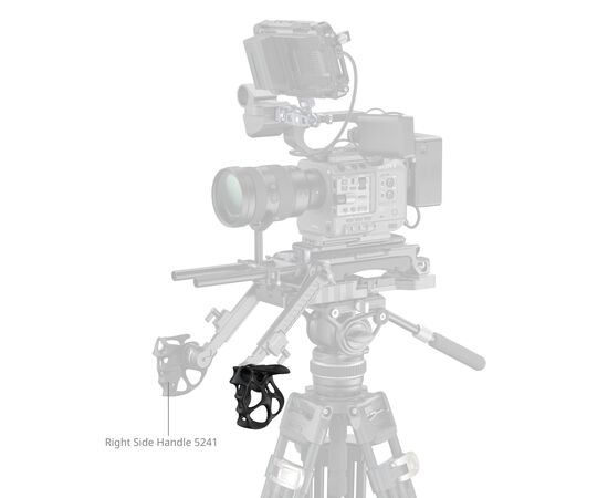 SMALLRIG 5240 Punho Liquid Series com Roseta ARRI - Lado Esquerdo