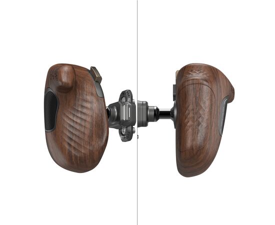 SMALLRIG 5162 Punho Wooden Series com Grampo NATO - Lado Esquerdo