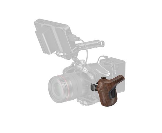 SMALLRIG 5162 Punho Wooden Series com Grampo NATO - Lado Esquerdo