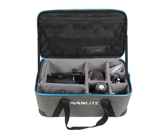 NANLITE Kit Iluminador LED Bi-Color FORZA 60B II + Lente de Projeção PJ-FMM (19° e 36°)