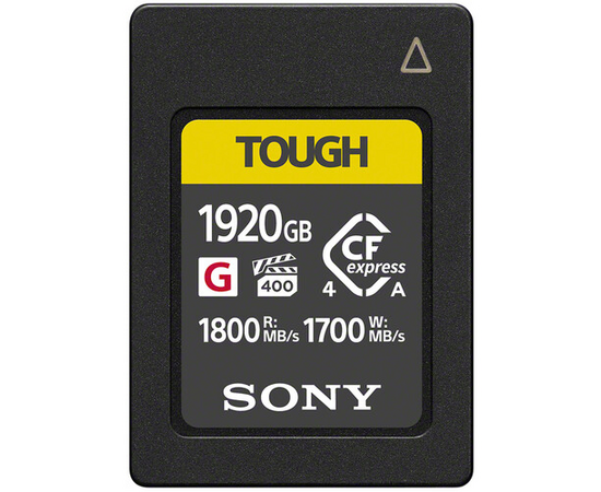 SONY Though CFextreme Série CEA-G Type A CFexpress 1800MB/s 1920GB
