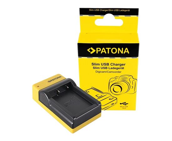 PATONA Carregador Slim USB p/ Bateria Panasonic DMW-BLF19E
