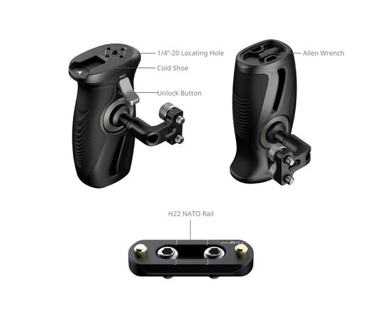 SMALLRIG 5194 Punho Lateral Rotativo 1/4"-20