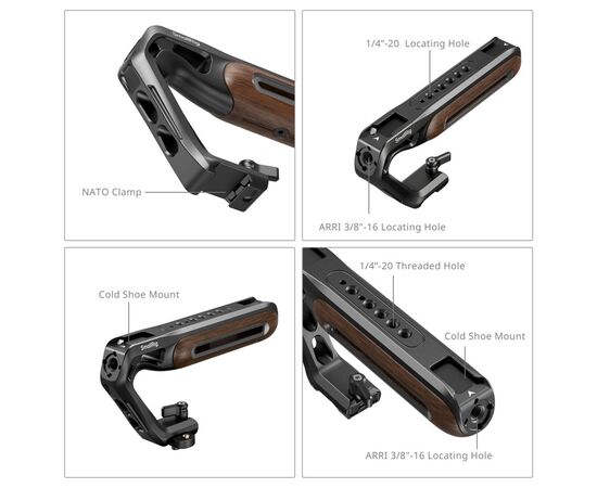 SMALLRIG 5251 Punho Superior Grampo NATO​