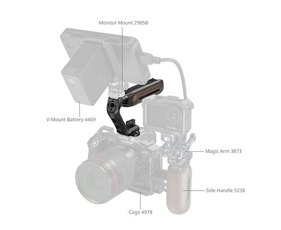 SMALLRIG 5251 Punho Superior Grampo NATO​