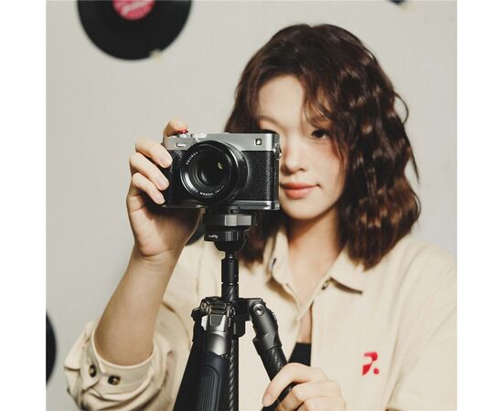 SMALLRIG 5447 L-Bracket Grip de Silicone Fujifilm E-X5 - Prata