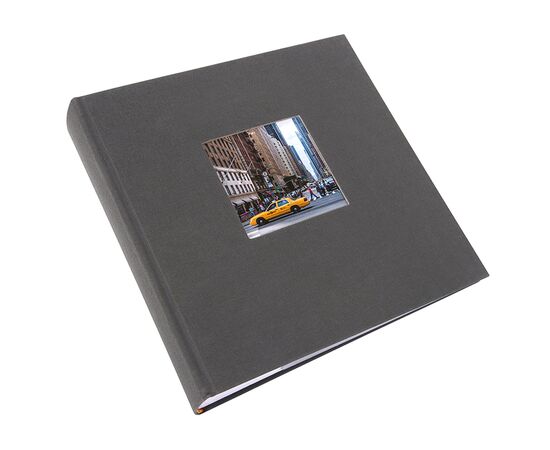 GOLDBUCH Álbum Bella Vista 23x23cm - Cinza EsGOLDBUCH Álbum Bella Vista 23x23cm - Cinza Escurocuro