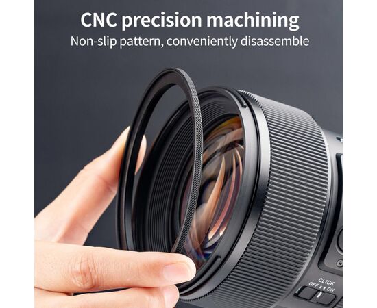 K&F CONCEPT Adaptador de Filtro Step Up/Down para Filtros Magnéticos 62 - 82mm
