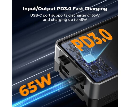 K&F CONCEPT Bateria V-mount 65W PD