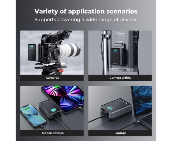 K&F CONCEPT Bateria V-mount 65W PD