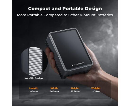 K&F CONCEPT Bateria V-mount 65W PDK&F CONCEPT Bateria V-mount 65W PD