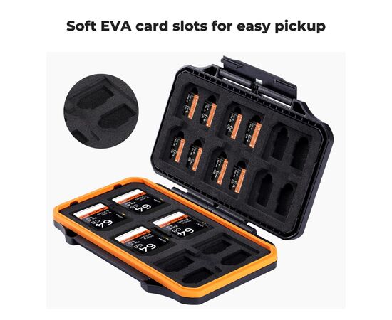 K&F CONCEPT Caixa de Armazenamento de Cartões SD e Cartões MicroSD