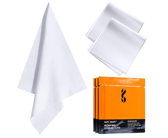 K&F Kit de 3 Panos de Limpeza 15x15cm