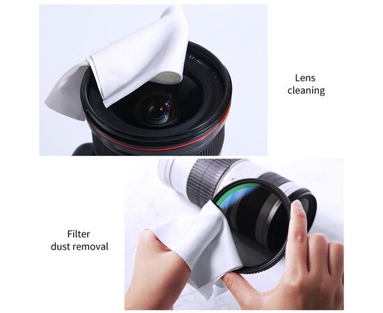 K&F Kit de 3 Panos de Limpeza 15x15cm