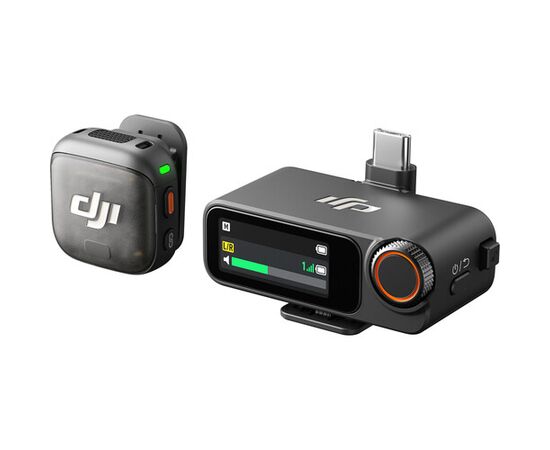 DJI MIC 3 Kit Single Lapela Wireless (1TX+1RX)