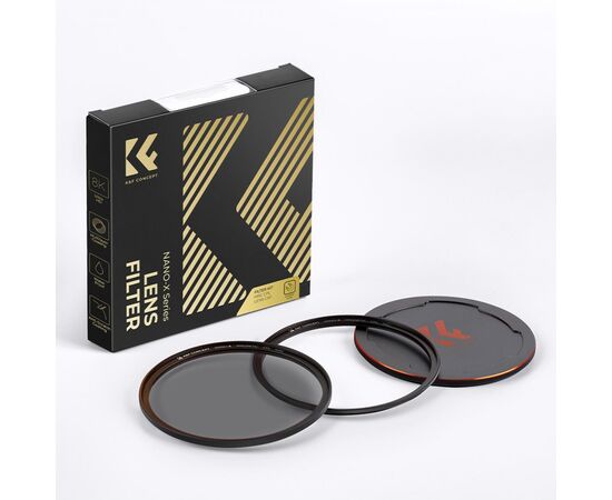 K&F CONCEPT Kit de Filtro Magnético CPL + Tampa de Proteção 77mm