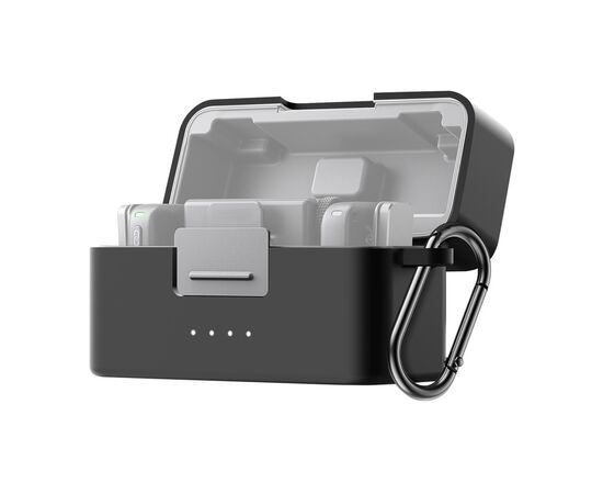 Puluz Caixa de Carregamento para DJI Mic Mini - Preto Puluz Caixa de Carregamento para DJI Mic Mini - Preto