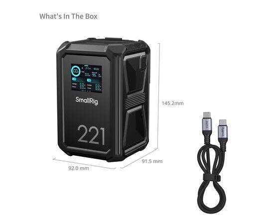 SMALLRIG 4985 Bateria V-Mount X-Touch Smart Triple-Proof