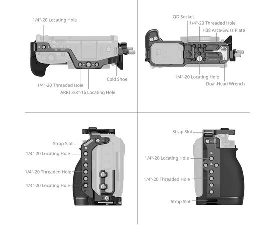 SMALLRIG 5468 Kit Cage para Nikon ZR