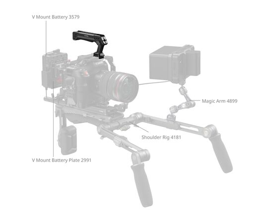 SMALLRIG 5632 Punho superior HawkLock Quick Release
