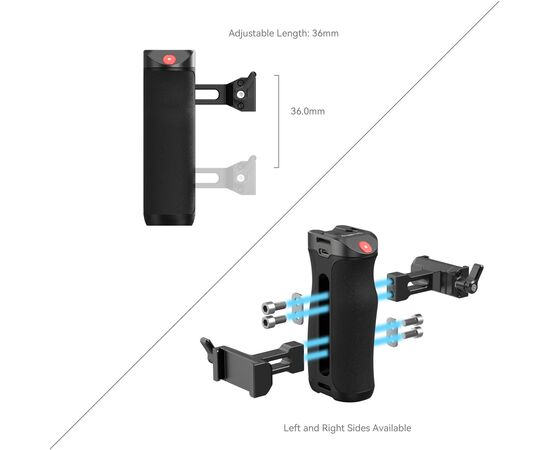 SMALLRIG 5694 Punho Lateral Arca-Type com botão REC