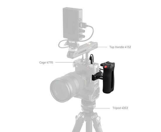 SMALLRIG 5694 Punho Lateral Arca-Type com botão REC