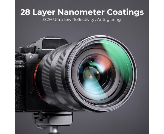 K&F CONCEPT Filtro Nano-X MRC UV HD 55mm