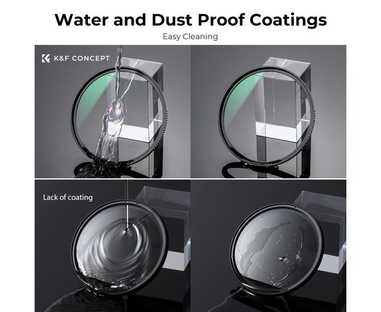 K&F CONCEPT Filtro Nano-X MRC UV HD 77mm