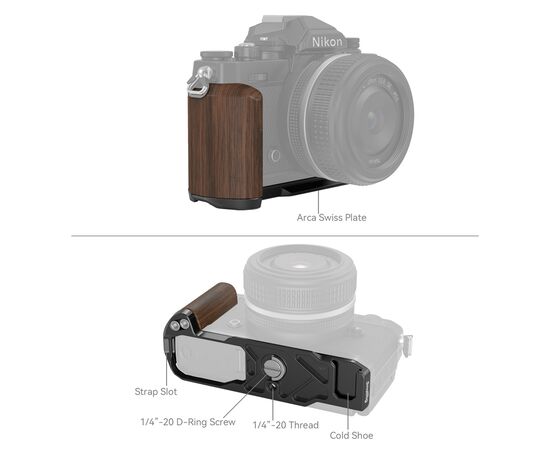 SMALLRIG 4803 L-Bracket para Nikon Zfc - Preto