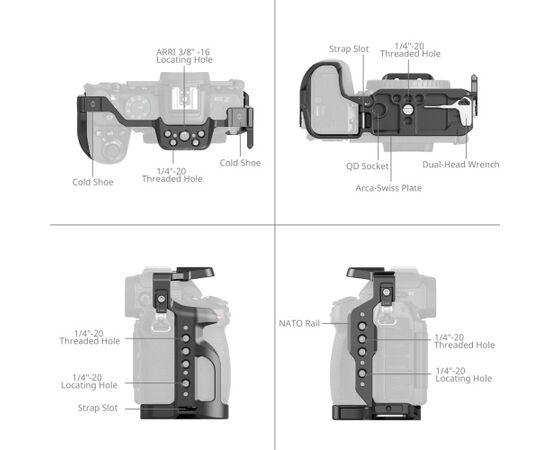 SMALLRIG 4980 Cage para Nikon Z50 II