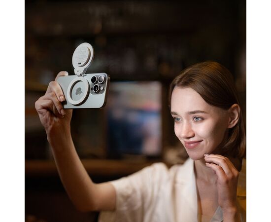 PGYTECH Iluminador MagGlow para Smartphone - Cinza