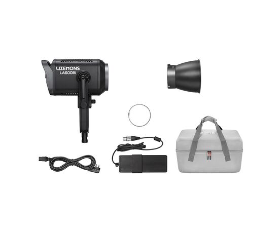 GODOX Iluminador LED LA600Bi Bicolor - Kit Preto​