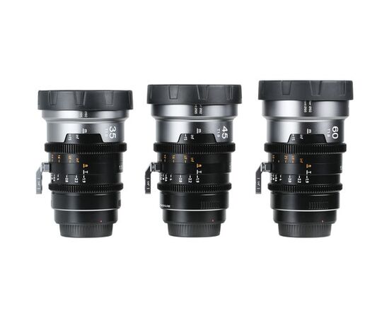 SIRUI Kit IronStar 35mm, 45mm, 60mm T1.9 Anamórficas 1.5x PL-Mount / Canon EF - Blue Flare