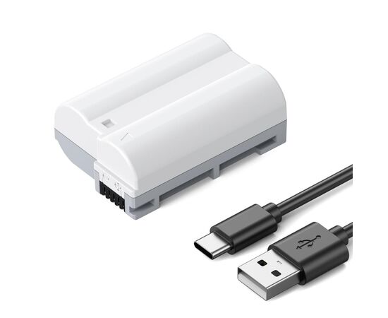 K&F CONCEPT Bateria com Carregamento USB-C EN-EL15C 2600mAh