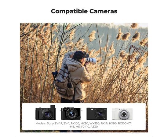 K&F CONCEPT Kit 2 Baterias NP-BX1 1240mAh com Carregador Duplo