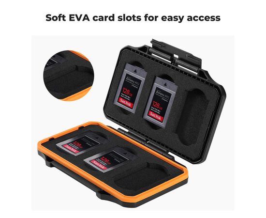 K&F CONCEPT Estojo para Cartões XQD ou CFExpress Tipo-B