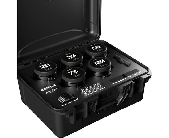 DZO FILM Kit Arles Prime 25mm, 35mm, 50mm, 75mm, 100mm T1.4 PL-Mount