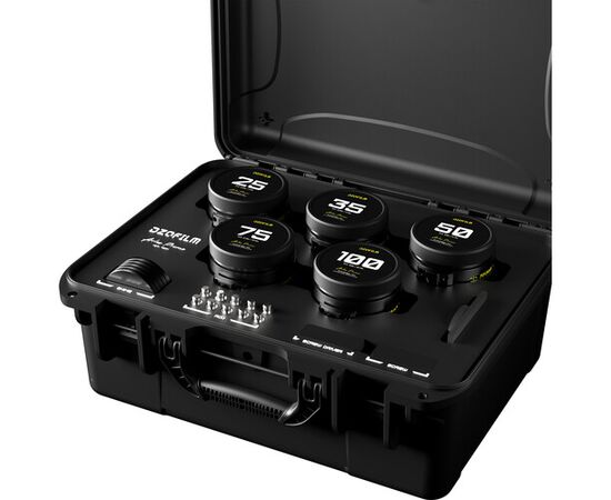 DZO FILM Kit Arles Prime 25mm, 35mm, 50mm, 75mm, 100mm T1.4 PL-Mount