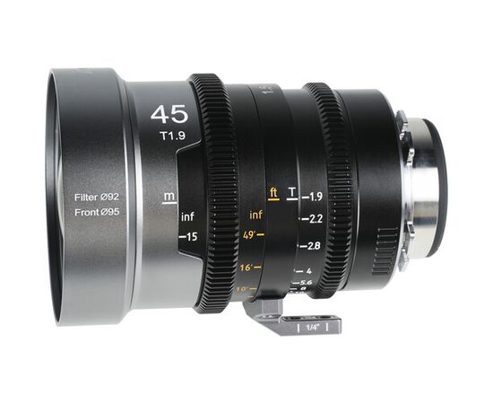 SIRUI IronStar 45mm T1.9 Anamórfica 1.5x PL-Mount / Canon EF - Blue Flare