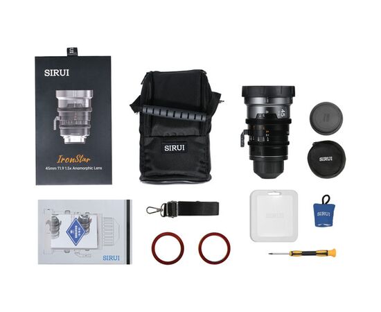 SIRUI IronStar 45mm T1.9 Anamórfica 1.5x PL-Mount / Canon EF - Blue Flare