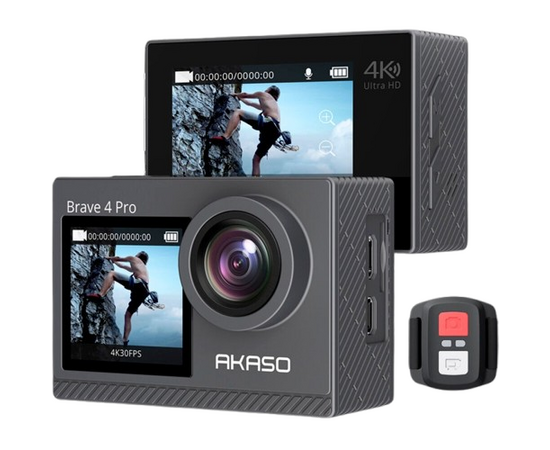 AKASO Action Cam Brave 4 Pro Sport Kit​