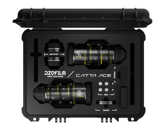 DZOFilm Kit Catta Ace FF 18-35mm + 35-80mm T2.9 FF PL-Mount / Canon EF