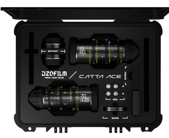 DZOFilm Kit Catta Ace FF 35-80mm + 70-135mm T2.9 FF PL-Mount / Canon EF