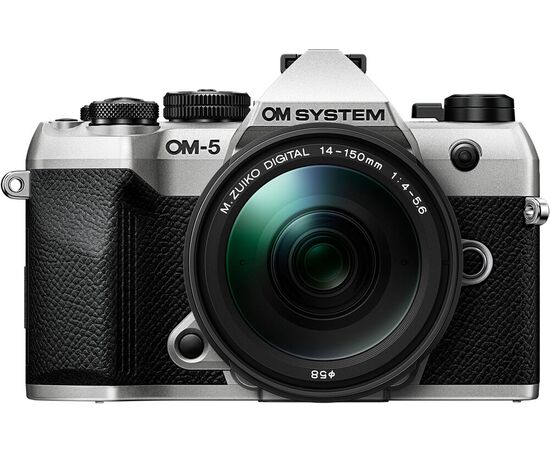 OM SYSTEM OM-5 Mark II  + 14-150mm f/4-5.6 II - Prata
