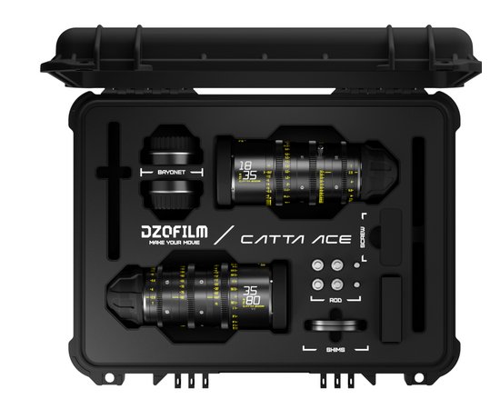 DZOFilm Kit Catta Ace FF 18-35mm + 35-80mm T2.9 FF PL-Mount / Canon EF