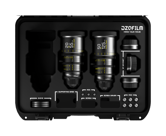 DZO FILM Kit Pictor 20-55mm + 50-125mm T2.8 PL-Mount / Canon EF
