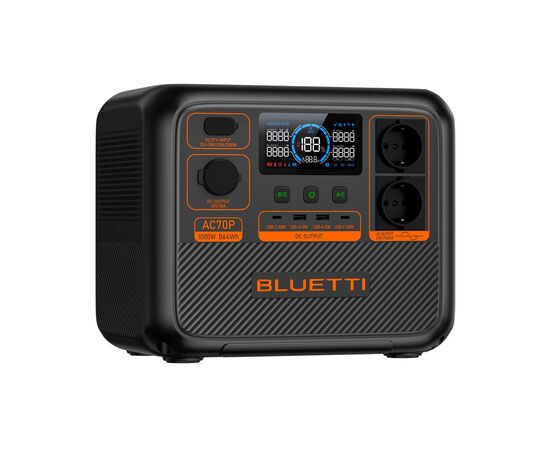 BLUETTI Powerstation Portátil AC70P 1000W 864Wh
