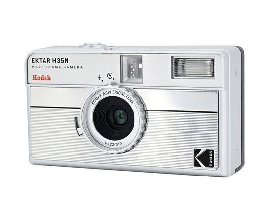 KODAK Câmera Fotográfica Analógica Half-Frame Reutilizável Ektar H35N - Cinza
